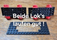 Lego, Lok, Eisenbahn, 2 Stück zu einem Preis. Motor geprüft und beide laufen. 