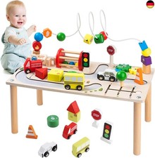 7-in-1 Holz Spieltisch Ab 2