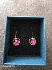 Vintage Echt Gold Ohrringe 585