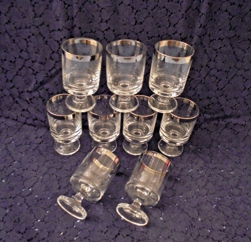 Schnaps gläser mit silber - schnaps,