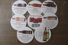 8  versch.  SERIEN  BIERDECKEL