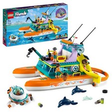 LEGO Friends Seerettungsboot – Bauset mit 4 Figuren & Zubehör - Neu