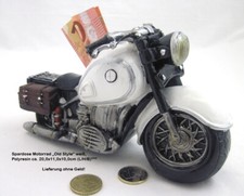 Poly - Spardose Motorrad "Old