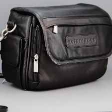 Leder Tasche schwarz -