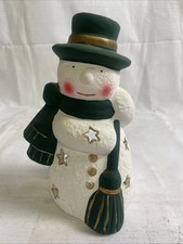 Weihnachtlicher Kerzen-Schneemann Für Draußen - Maße Siehe Bilder