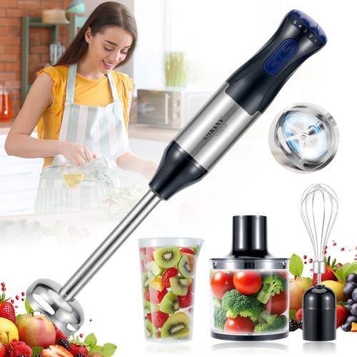 Stabmixer set edelstah - 4-in-1,