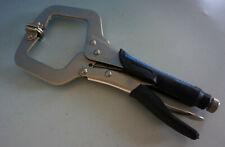 W020-339: Gripzange Fixierzange Klemmzange Rundmaul gummiert 