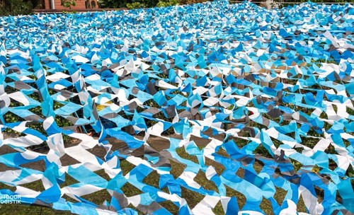 Tarnnetz blau dschungel grün - tarnnetz,