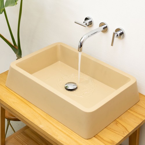 Steinwaschbecken creme - steinwaschbecken, cm