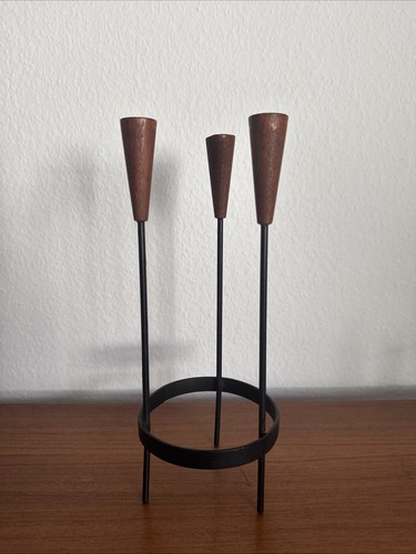 Kerzenständer string teak - kerzenständer,