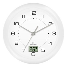 Funk-Badwanduhr 17 cm – Temp