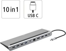 Hama 10in1 USB-C Docking Station HUB HDMI Displayport LAN USB-C USB-A LAN 4K