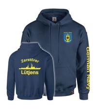 Hoodie  Lenkwaffen-Zerstörer Kriegsschiff Lütjens D 185 Bundesmarine #42401