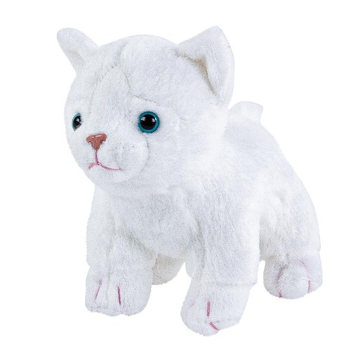 Kuscheltier katze weiß - kuscheltier,