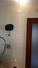 Kristall-Decken-Pendel mit Strahler-190 cm lang - dreht sich -Kristalle glitzern