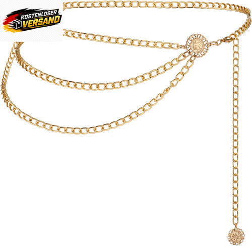 Damen taillenkette metall - damen,