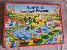 Kinderspiel Gesellschaftsspiel Achtung frecher Frosch ab 6 Jahre