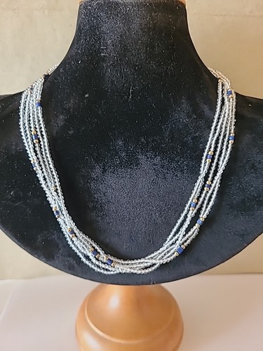 Collier kropfkette 5reihen - collier,