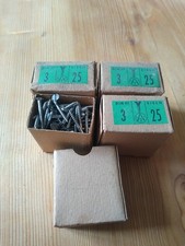 Alte Schlitzschrauben Eisen 3x25 TG DIN97