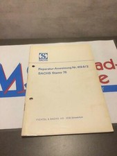 Sachs Standmotor 76 Werkstatthandbuch Reparaturanleitung Handbuch Motor A4929