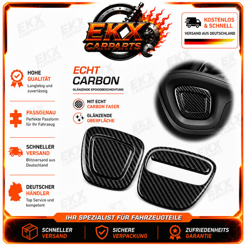 Echt carbon set blenden links - set,