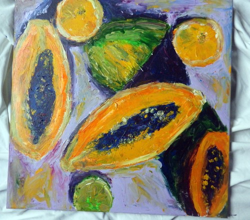 Malerei auf leinwand obst - auf, leinwand,