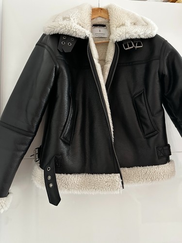 Kunstlederjacke mit