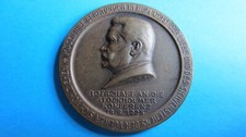 Medaille Bronze Hindenburg Botschaft an Stockholmer Konferenz 1925  in vz-unc