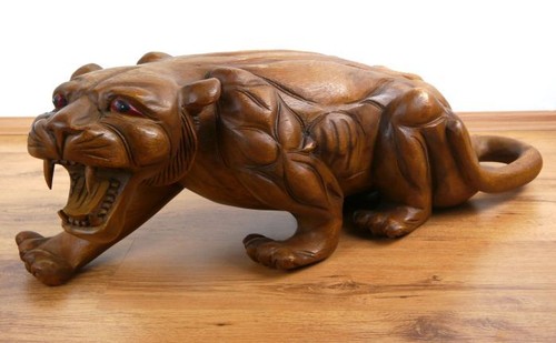 Jaguar dekofigur tierskulptur - jaguar,