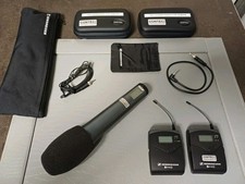 Sennheiser Kamera -Reportage Set mit Hand und Clipmikrofon sowie Empfänger