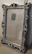 Silberspiegel mit Kunststoffrahmen - 100x70
