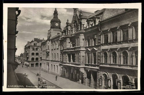 Karlskrona ronnebygatan med - karlskrona,,