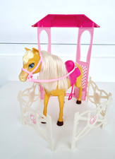 Mattel N4892 Barbie Pferde Stall Set  Groom Glam m. Pferd Tawny Beweglich