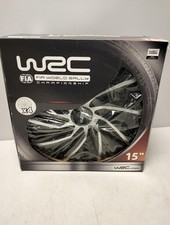 WRC 007598 – 4 Radkappen 15 Zoll, Turbo Bicolor, Grau, Schwarz