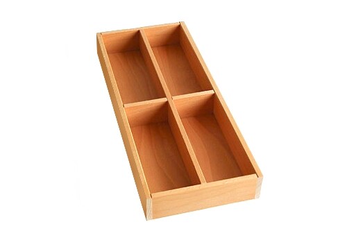 Besteckeinsatz buche 30er - besteckeinsatz,