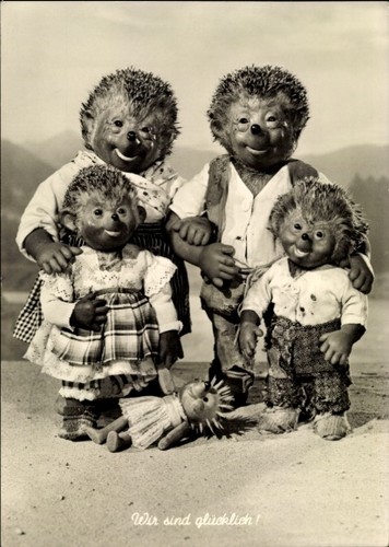 Mecki der igel wir sind - ak,