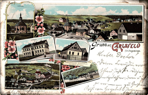 Litho gruss aus - gruss,