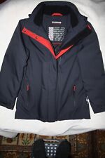 Damen SympaTex Jacke mit Kapuze, Klepper, schwarz, Größe 18, neu,