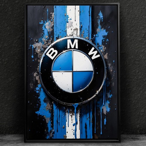 Wandbild bmw auto logo - wandbild,,