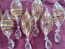 Christbaumschmuck Gold/glas 