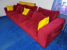 Rotes Riesen Sofa Couch /