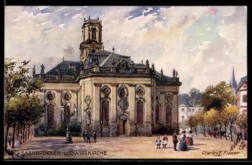 Künstler charles f - künstler-ak,