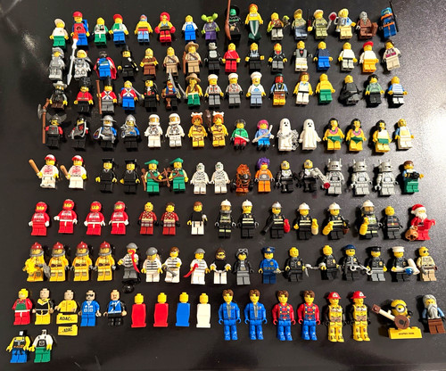 Rund 130 lego figuren - rund,