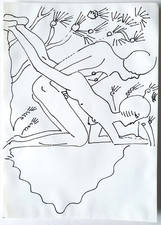 Zeichnung Federzeichnung Tinte