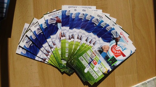 Eintrittskarte ticket hansa - eintrittskarte,