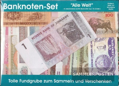 Alle welt banknoten - alle,