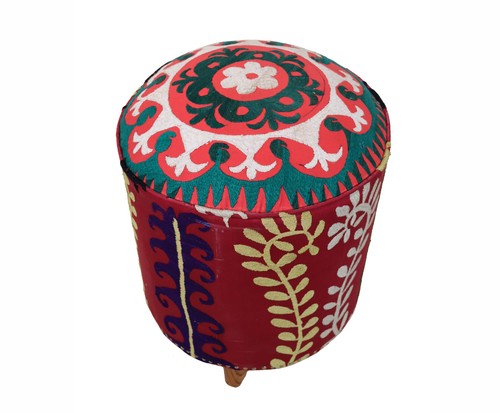 Vintage orient suzani - vintage, hocker