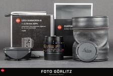 Leica M 28mm 2.0 ASPH schwarz 11604 6bit (Service 28.07.2025) FOTO-GÖRLITZ