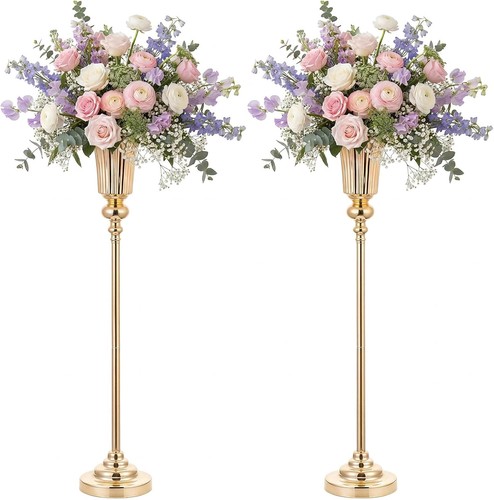 Blumenständer metall gold - blumenständer,