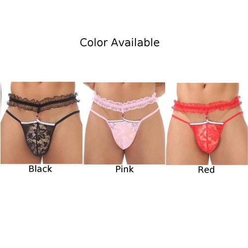 Lace edge tanga für herren - tanga,